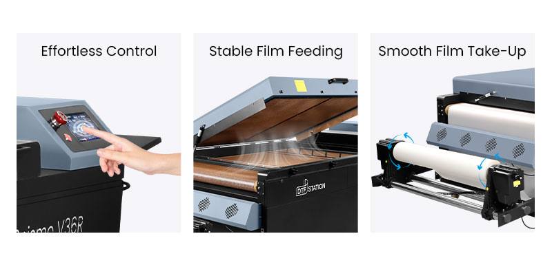 Seismo V36R Máy Rắc Bột Kiêm Sấy Khổ 90cm 4