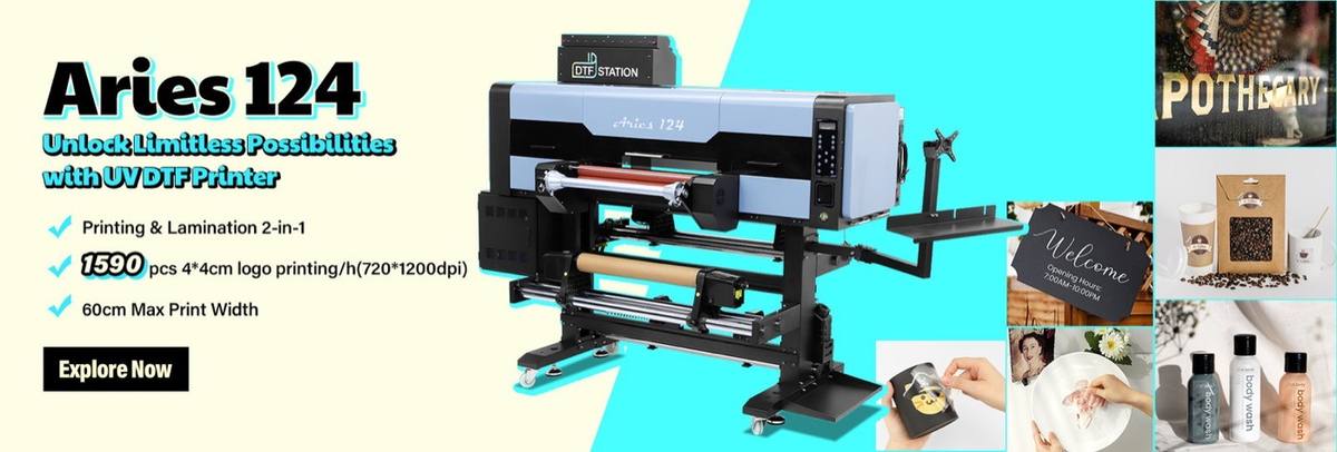 Máy in UV DTF Aries-124 khổ 60cm