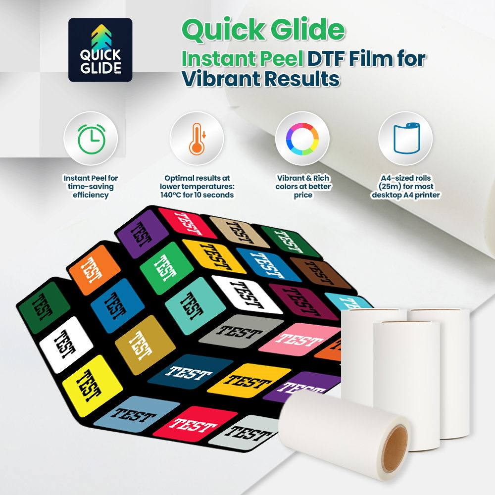 Cuộn Film DTF Bóc Liền Quick Glide
