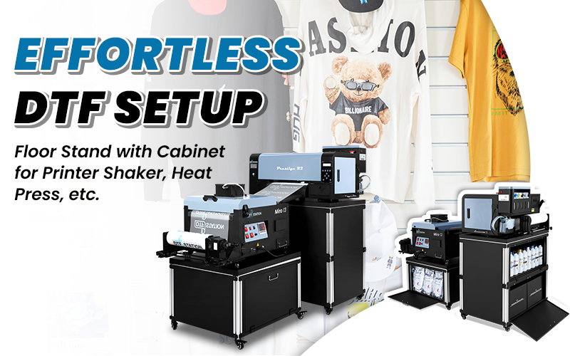 Giới thiệu PrintPro Table: Bàn kệ tích hợp máy in PET chuyển nhiệt (DTF) liền mạch và đầy phong cách