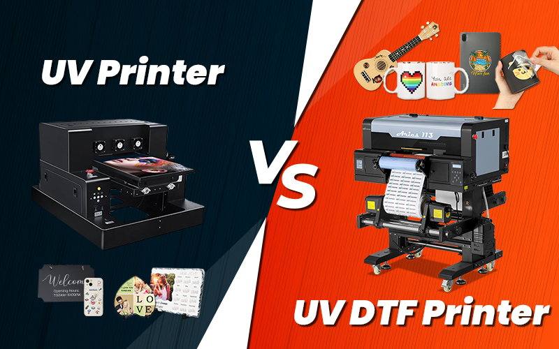 Máy In UV DTF So Với Máy In UV: Chọn Đúng Máy Cho Nhu Cầu In Trên Vật Liệu Cứng